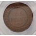 AUSTRALIA 1933/2 . ONE 1 PENNY . VARIETY . OVERDATE . PCGS XF40